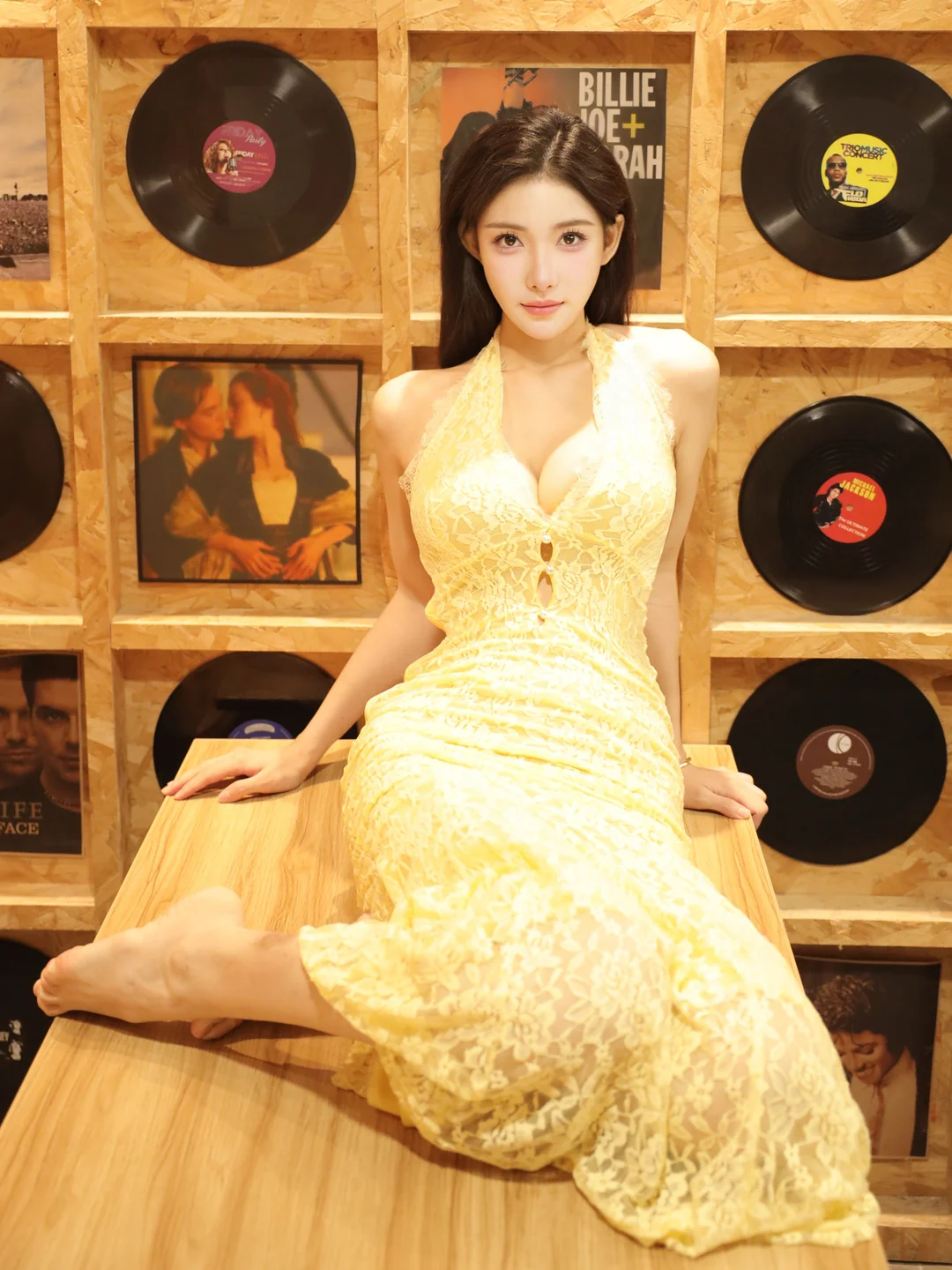 梨霜儿 - No.006 黑胶唱片 [113P-498MB] tg@simisebaisi 【丝足阁】022.webp